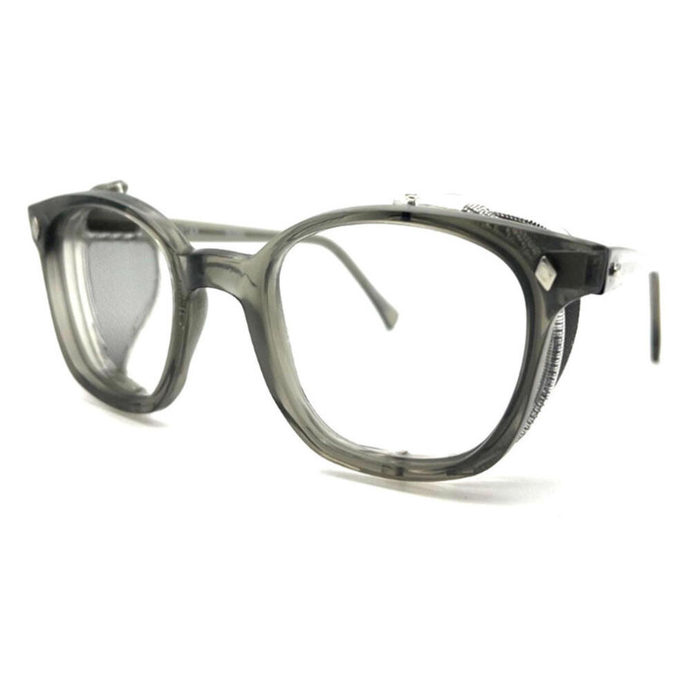 NEW PENTAX F9900 SMOKE SAFETY/SPORT EYEGLASSES 50-22-145